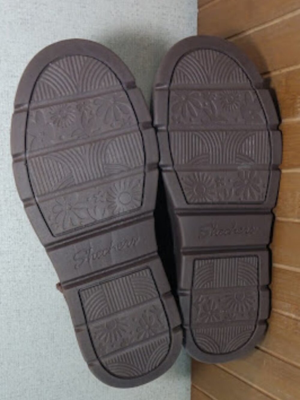 Skechers Women's SZ 5 Slip-ins Chocolate Brown Keepsakes Mini Boots Booties NWOT - Picture 7 of 7